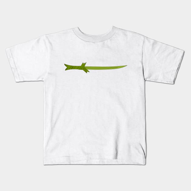 Adventure time Finn's grass sword Kids T-Shirt by AO01